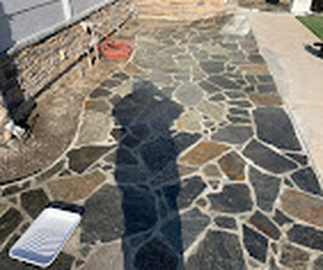 Stone walkway